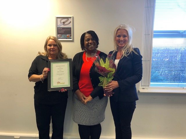 January 2019 Temporary Worker Award  Winner – Valerie Johnson