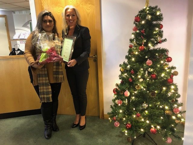 November 2019 Temporary Worker Award  Winner – Umma-honi Ali