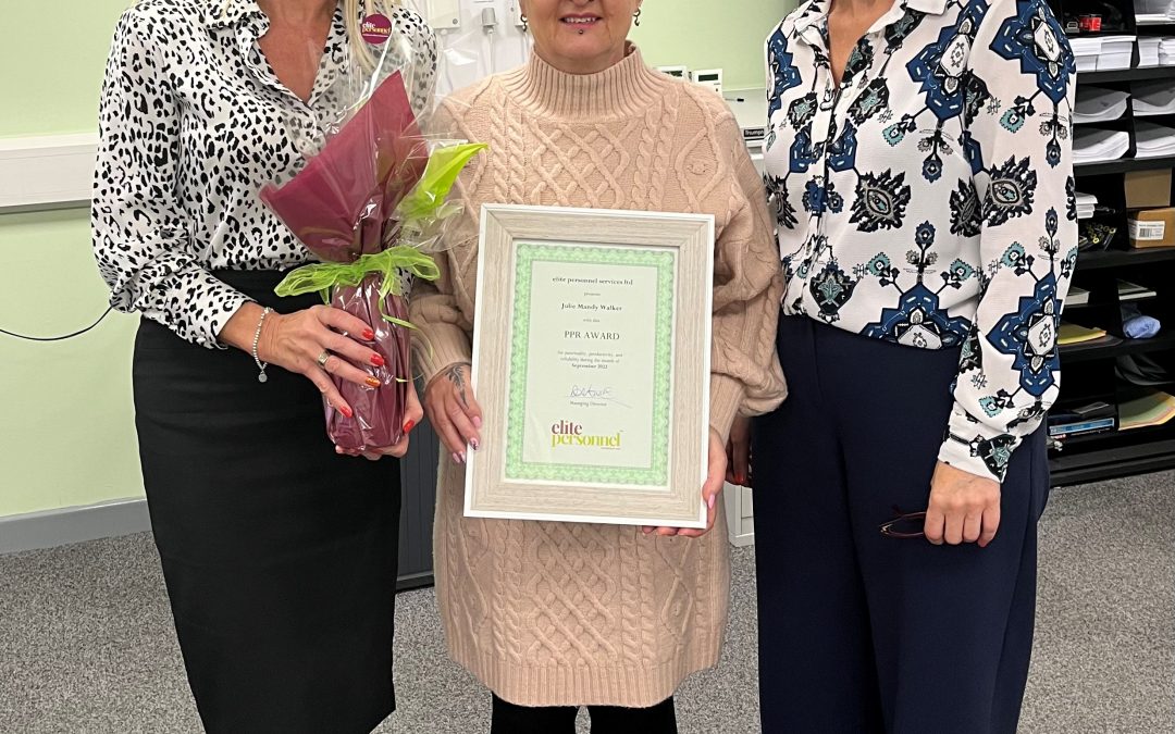 September 2022 Temporary Worker Award Winner – Mandy Walker