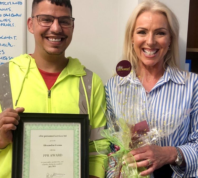 July 2023 Temporary Worker Award Winner – Alexandru Cozma